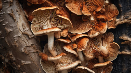 earthy mushroom textureの素材