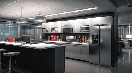 gadgets office kitchen illustrationの素材