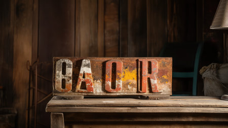 sign wooden fontの素材