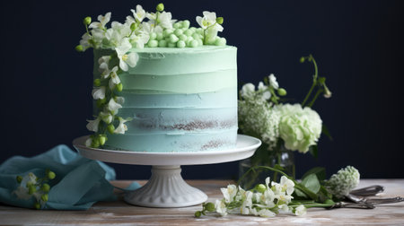 gradient blue mintの素材