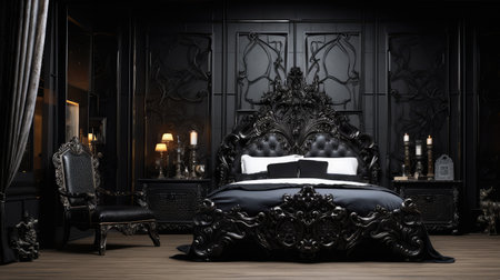 frame black stained woodの素材