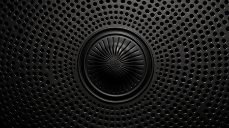 patterns black speaker textureの素材