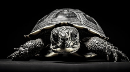 athlete black and white turtleの素材