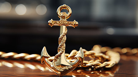 shiny gold anchorの素材