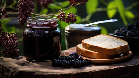 jam elderberry tableの素材