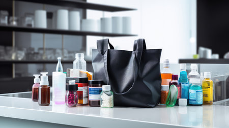 health pharmacy blackの素材