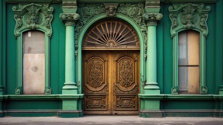 colonial door mexicoの素材