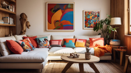 rug inside a houseの素材