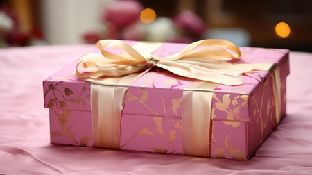gold pink gift boxesの素材