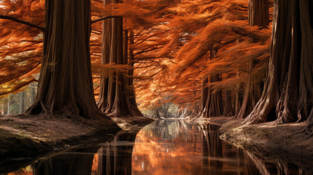 forest cypress leafの素材