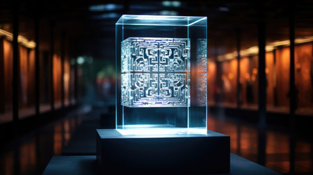 patterns glass squareの素材