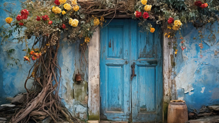 rustic blue doorsの素材