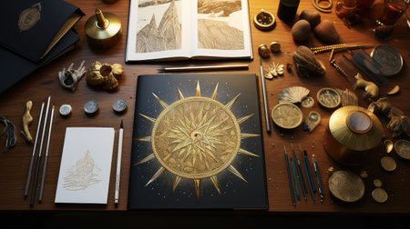 markers illustrator goldの素材