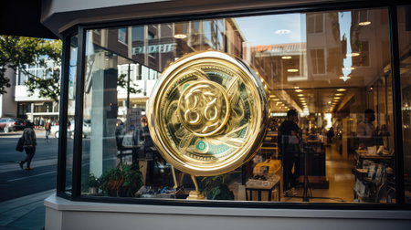 investment gold dollar signの素材