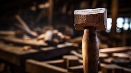 finish wooden malletの素材