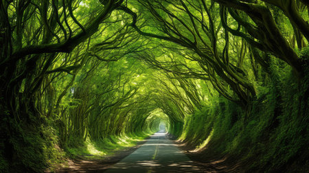 canopy green tunnelの素材