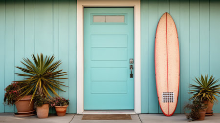 house front door of homeの素材
