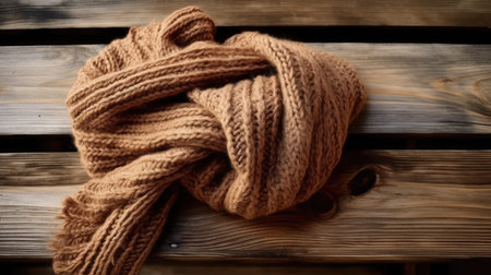 rustic scarf textureの素材