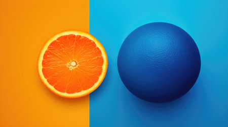 gradient orange and blue backgroundsの素材