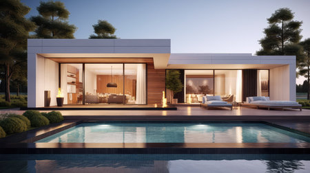 sleek house typesの写真素材