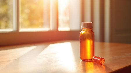 translucent empty pill bottleの素材