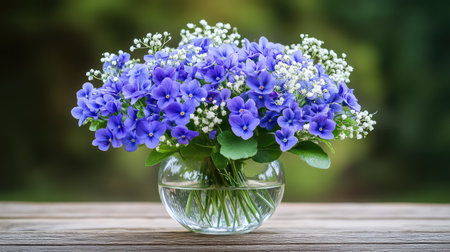 flowers blue violetsの素材