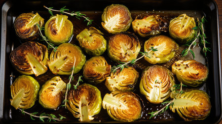 baking brussels sproutsの素材