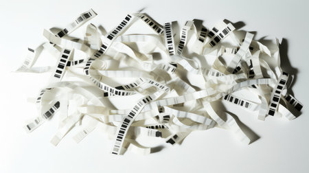 translucent film white backgroundの素材