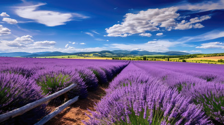 france spring flower field