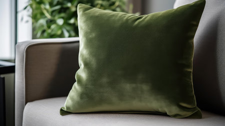 plush green velvet textureの素材