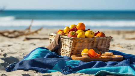 ocean blue blanketの素材