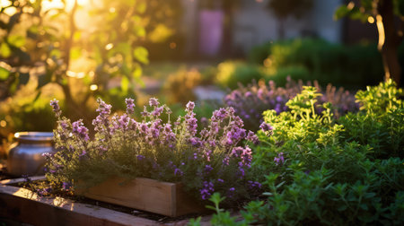 photograph thyme sprigの素材