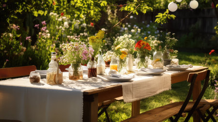 dining table with table clothの素材