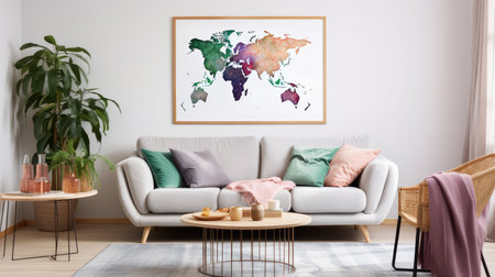 artistic burundi map