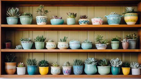 shelf kitchen plant