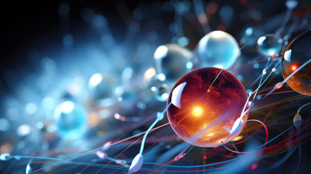 neutrons atomic quantumの写真素材