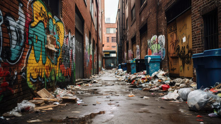 alleyway trash bagの素材