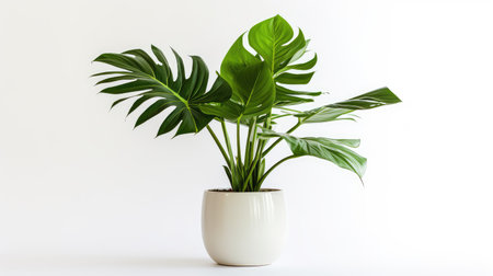 arrangement potted plant white backgroundの素材