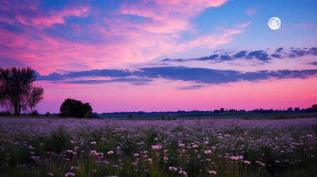 rise pink moonの素材