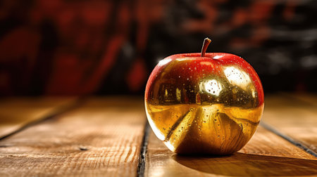 polished golden appleの素材