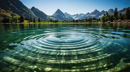 mountain water ringの素材