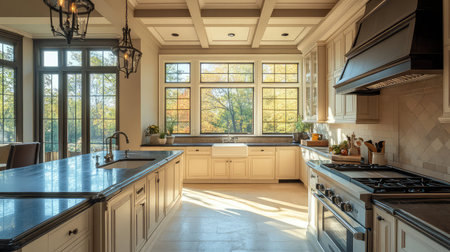 realistic kitchen viewの素材