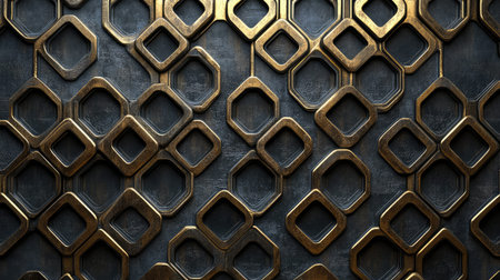 realistic honeycomb metalの素材