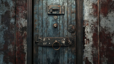 security locked doorの素材