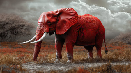 photo red elephantの素材