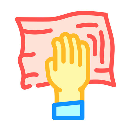 easy clean color icon vector illustrationのイラスト素材