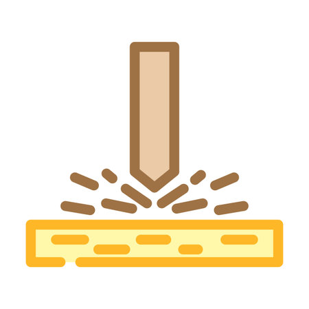 impact resistant color icon vector illustrationのイラスト素材