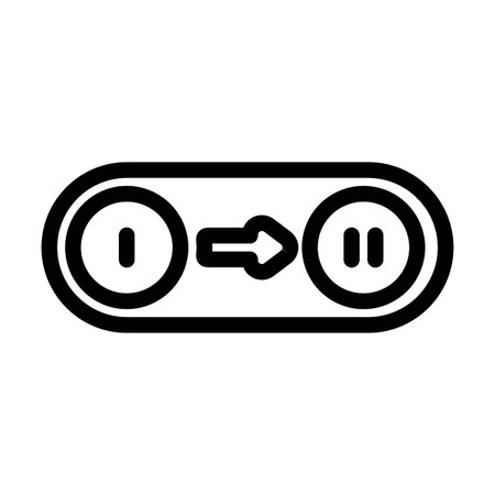 dual mode line icon vector illustrationのイラスト素材
