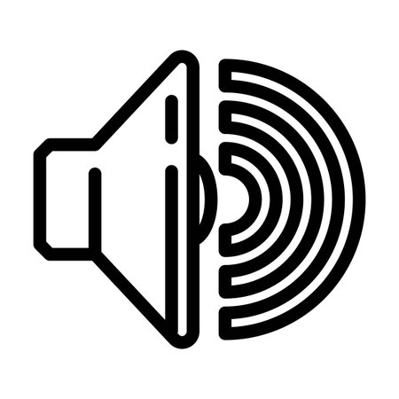 built speakers line icon vector illustrationのイラスト素材