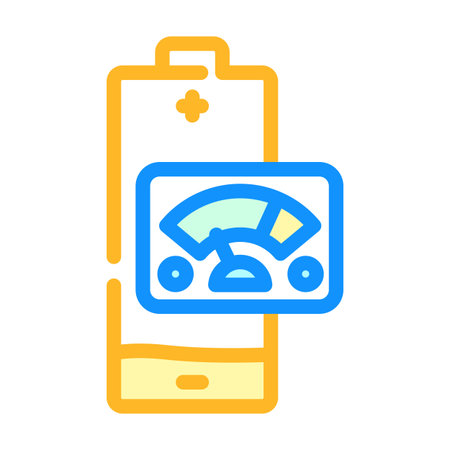 low voltage color icon vector illustrationのイラスト素材